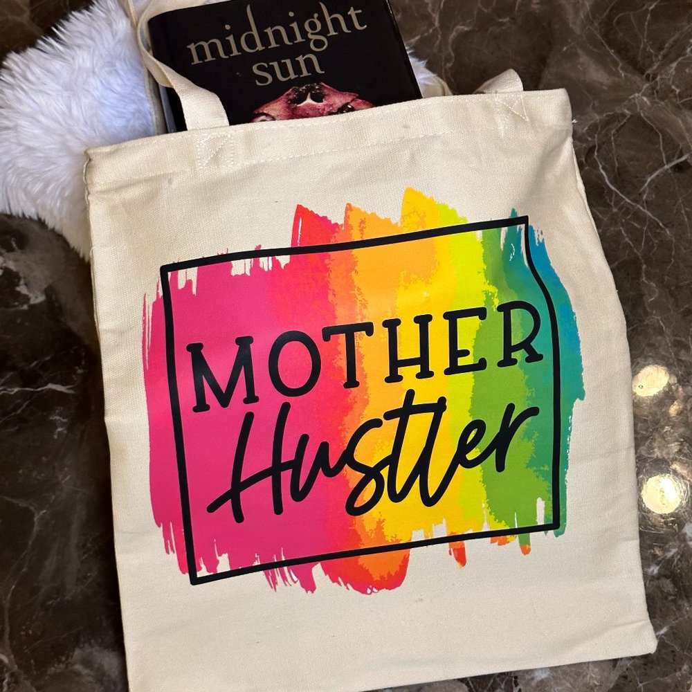 Mother Hustler Canvas Tote Bag